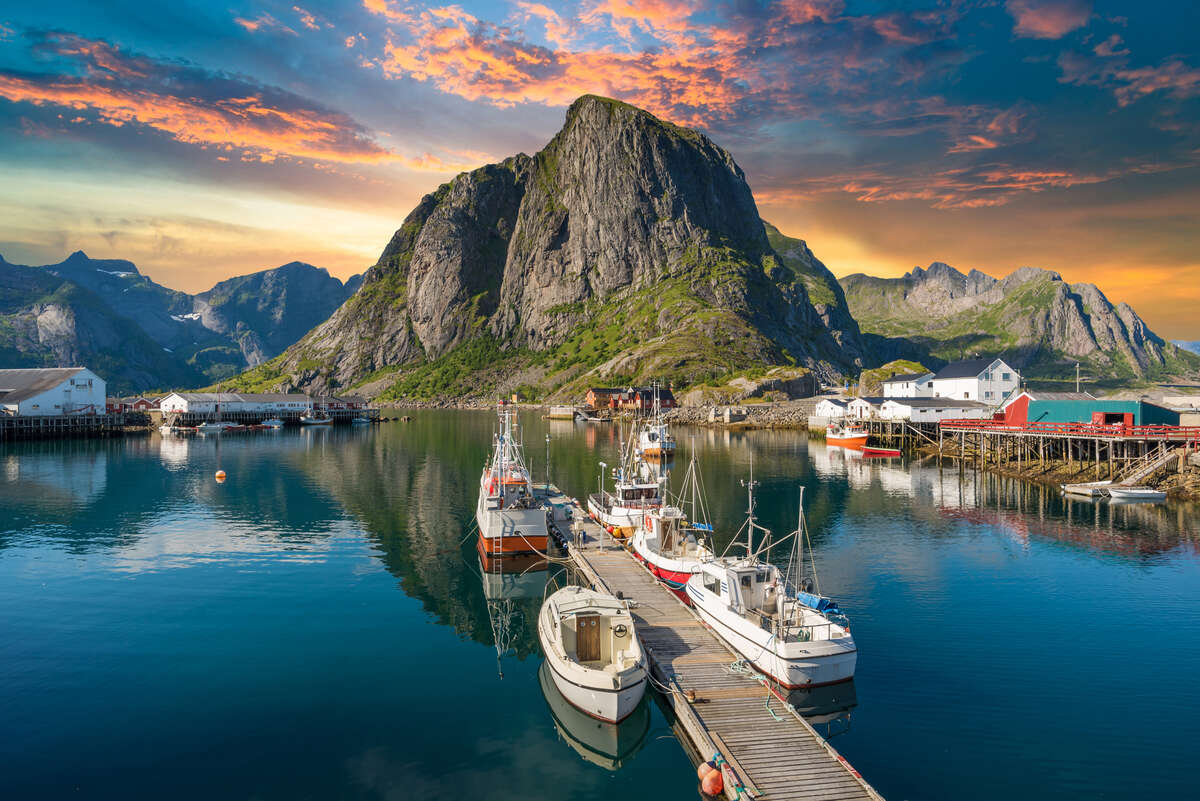 Le port d'Hamnoy