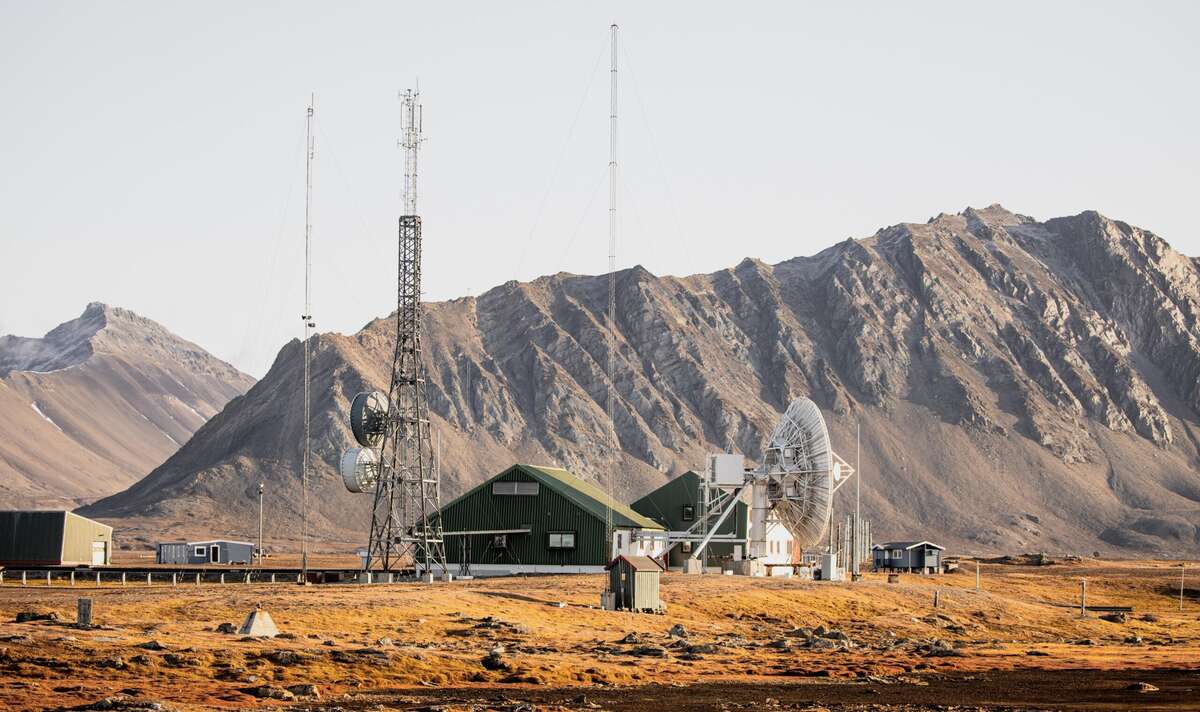 L'Isfjord Radio au Spitzberg