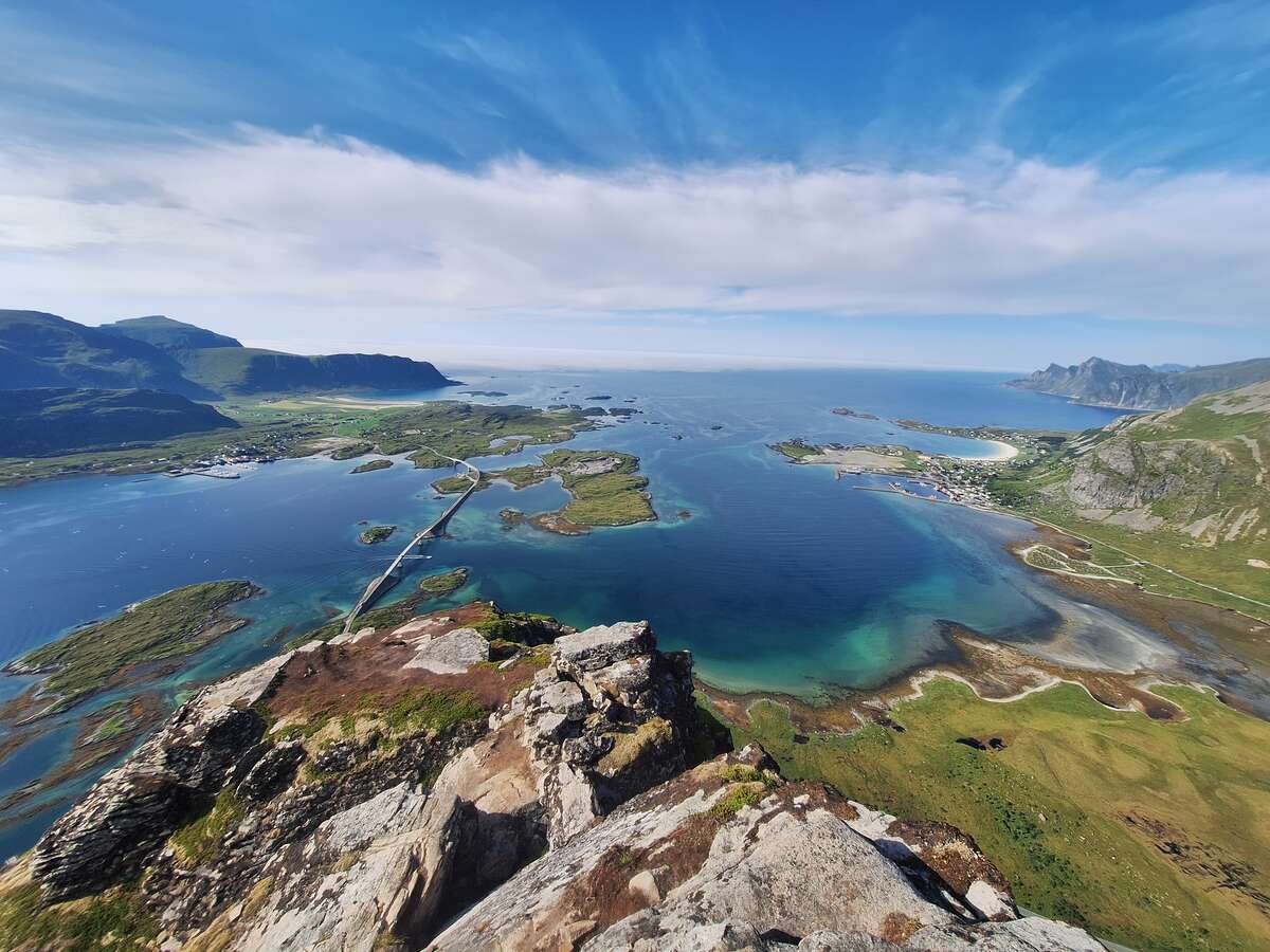 Point de vue depuis le Volanstinden