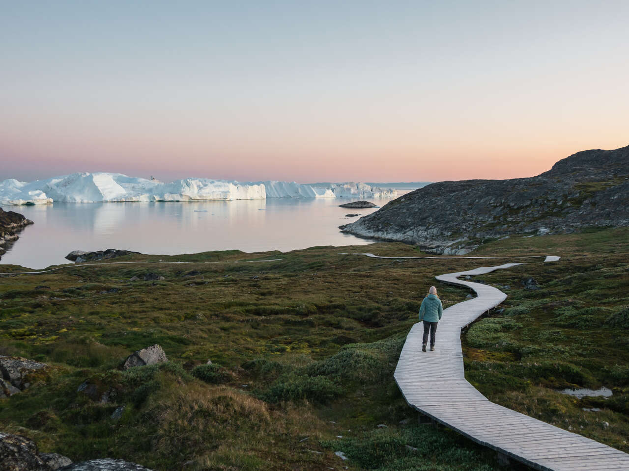 Balade sur les palissades de l'Icefjord