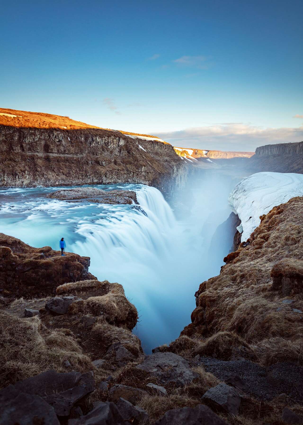 Gullfoss, la cascade d'or en Islande
