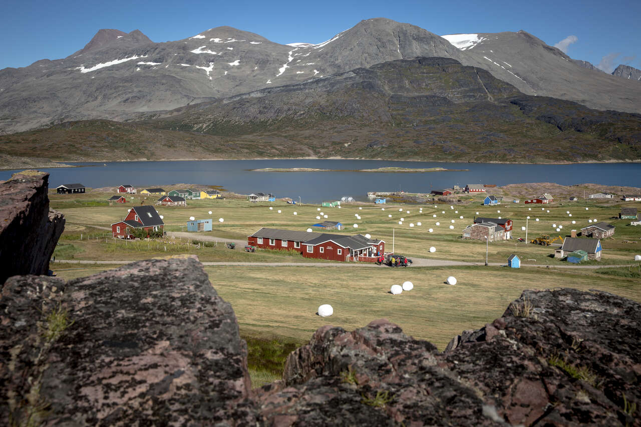 Le village d'Igaliku au Groenland
