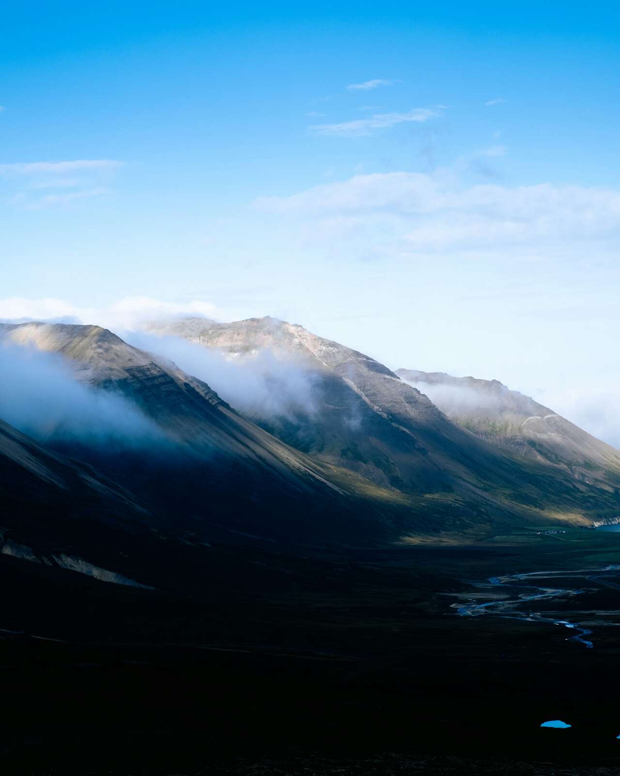 Les paysages des Fjords de l'Est en Islande