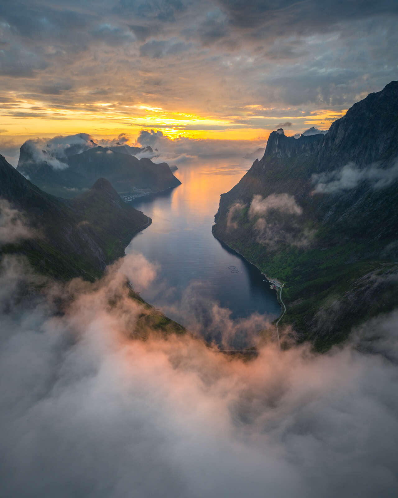 Magnifiques lumières polaires en Norvège