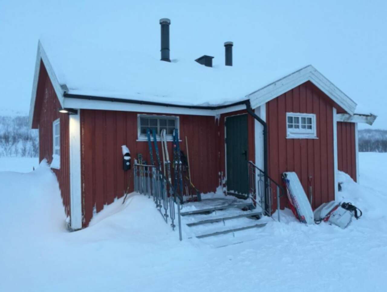 Norvège Finnmark Ski  refuge