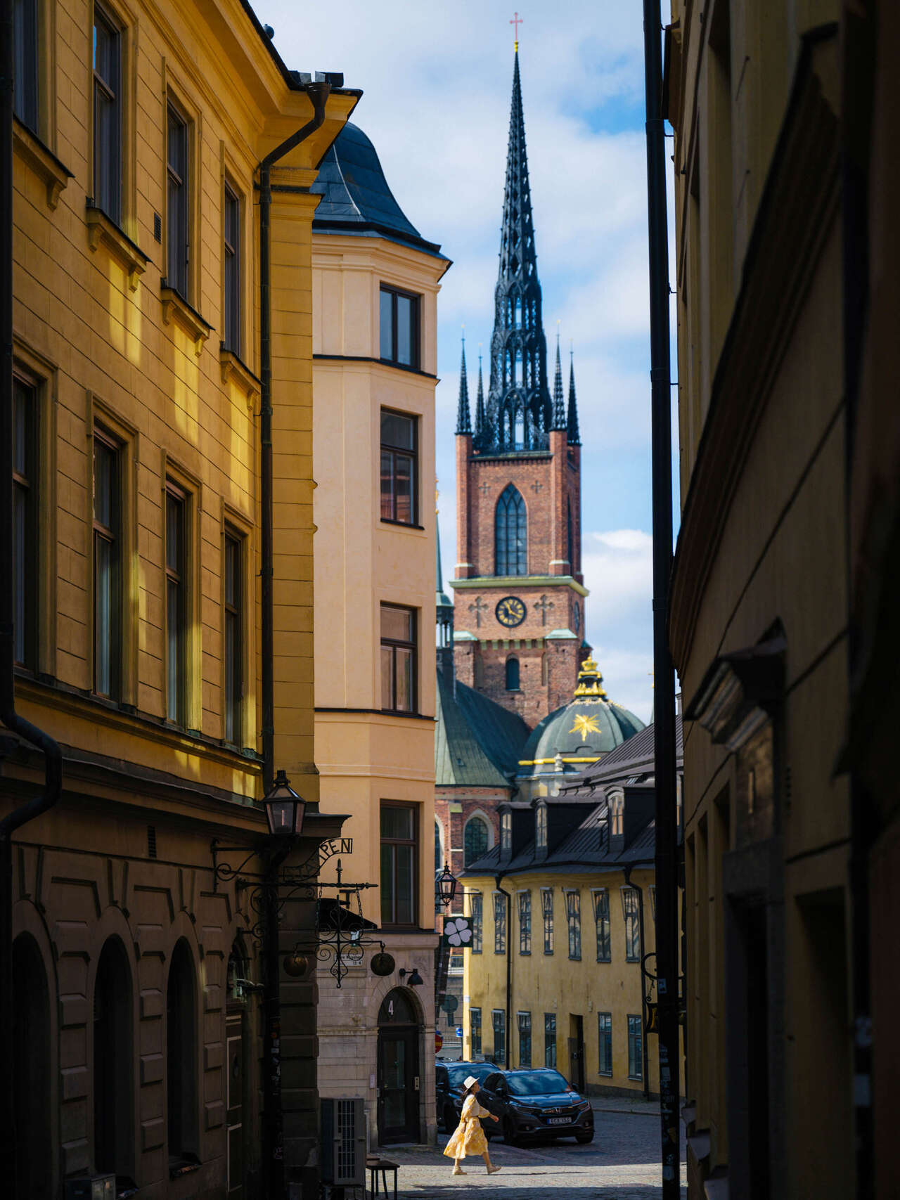 Ruelle de la vieille ville de Stockholm