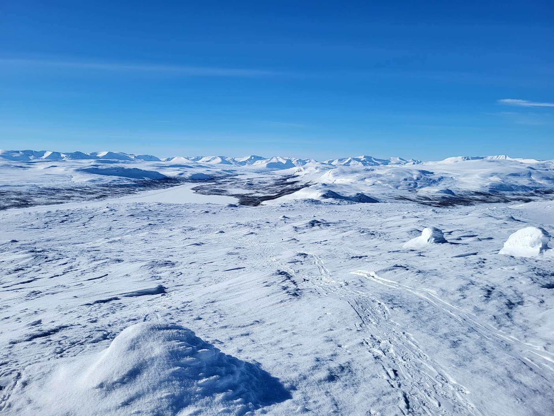 Finlande mont Saana Kilpisjarvi