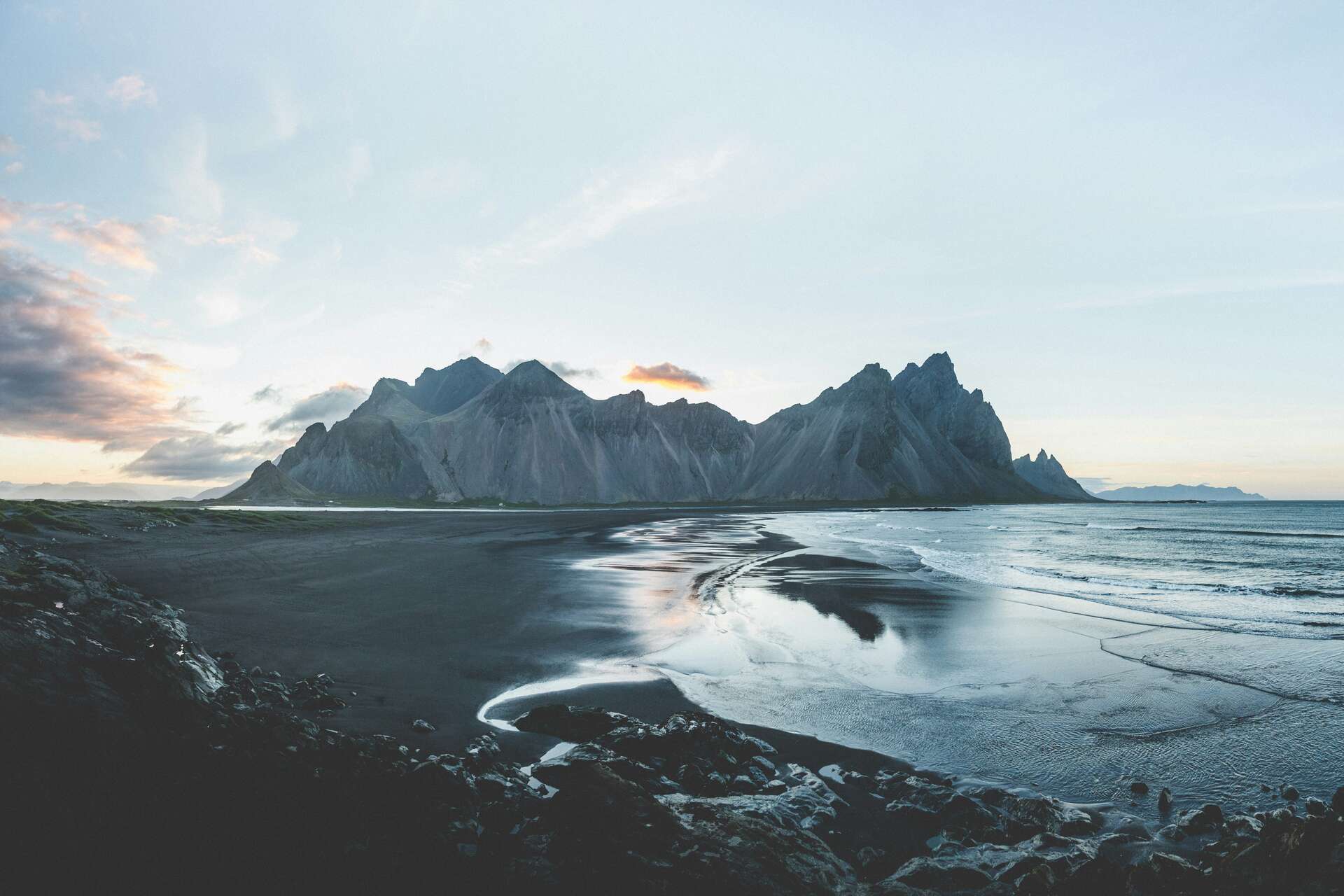 Les belles montagnes de Vestrahorn
