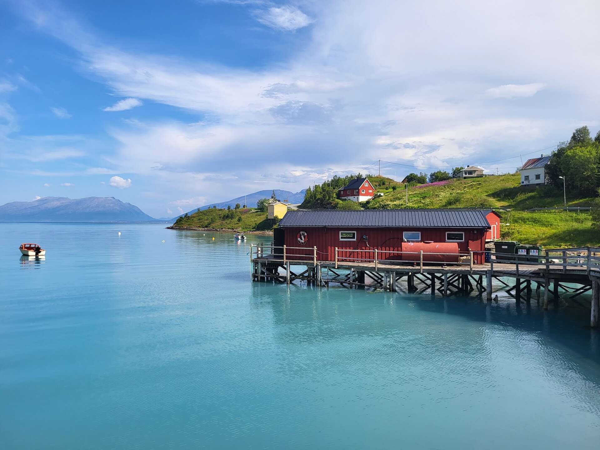 Norvège  alpes Lyngen été